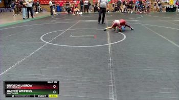 56 lbs Cons. Semi - Harper Wimmers, Unattached vs Grayson LaGrow, Massa Maniacs