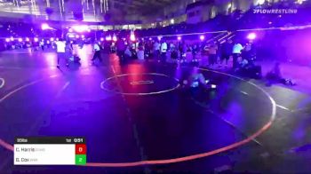 95 lbs Quarterfinal - Carter Harris, Cowboy WC vs Gabriel Cox, War