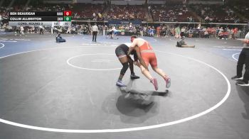 D 1 215 lbs Cons. Round 3 - Collin Allbritton, Zachary vs Ben Beaudean, Haughton