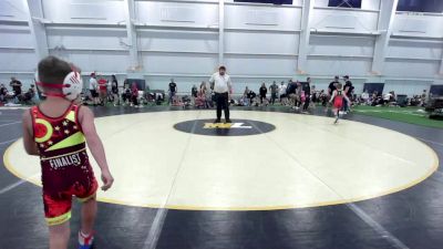 B-72 lbs Round Robin 3 - Kayden Miller, OH vs Hugh Martin, OH