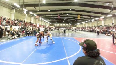 156 lbs Quarterfinal - Nikyah Lehi, Hidden Springs Wolves vs Mathias Kills In Sight, Bloomfield Youth Wrestling