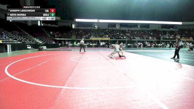 165 lbs Quarterfinal - Joseph Liescheski, Tarleton State vs Seth Borba, Menlo