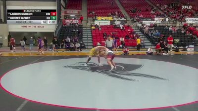 197 lbs Champ. Round 1 - Landon Dobson, Central Missouri vs Hunter McBee, NEO