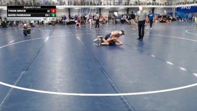 Silver 133 lbs Cons. Round 3 - Gavin Hanrahan, Wisconsin-Eau Claire vs Tyson Bruce, Augustana (IL)