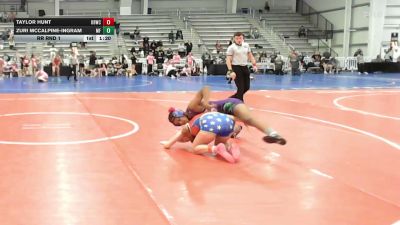126 lbs Rr Rnd 1 - Taylor Hunt, OBWC Superheros Rambeau - HSG vs Zuri Mccalpine-ingram, MF Angels - HSG