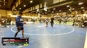 113 lbs Cons. Round 2 - Bradley Wells, Murrieta Mesa vs Gabriel Vargas, Ramona
