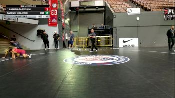 Cadet Boys Lower - 100 lbs Quarters - Patrick Krajeski, Santa Fe High School Wrestling vs Nathan Gastelum