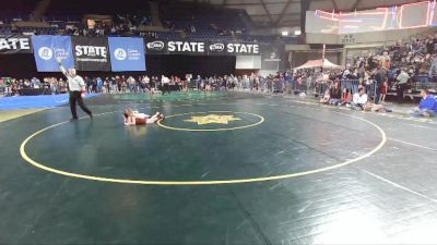 49 lbs Champ. Round 1 - Spencer Daman, Forks Wrestling Club vs Caiden Boswell, White River Hornets Wrestling Club