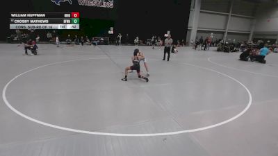 84 lbs Cons. Sub-rd Of 16 - William Huffman, Ohio vs Crosby Mathews, Black Fox Wrestling Academy