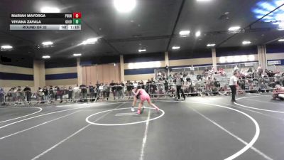 101 lbs Round Of 32 - Mariah Mayorga, Pounders WC vs Viviana Zavala, Gold Rush Wr Ac