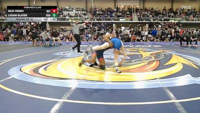 157 lbs Round Of 32 - Nick Ferro, Natick vs Logan Slater, Spaulding VT