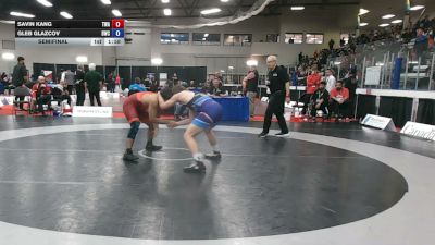 80kg Semifinal - Savin Kang, Takedown Wrestling Academy vs Gleb Glazcov, Dinos Wrestling Club