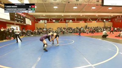 146 lbs Champ. Round 3 - Christopher Thompson, Ukiah vs Anish Neema, Dougherty Valley