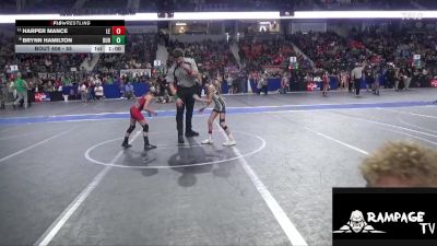 55 lbs Champ. Round 1 - Harper Mance, Lawrence Elite vs Brynn Hamilton, Burlington