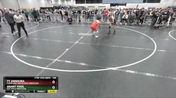 126 lbs Cons. Round 8 - Ty Annoura, Clear Lake High School Wrestling vs Grant Madl, Izzy Style Wrestling
