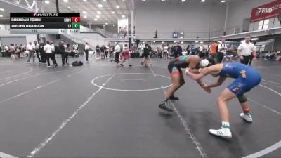 132 lbs Round 5 (6 Team) - Brendan Tobin, LBWC vs Jaeden Brandon, Legacy Dragons