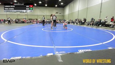 90 lbs Rr Rnd 2 - Lanaia Selig, Untouchables Girls RED vs Vera Goedl, Washington 7-12