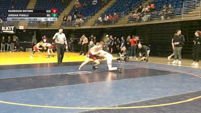 124 lbs Quarterfinal - Harrison Snyder, Glendale vs Jordan Piselli, Williamsport