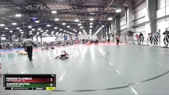 72 lbs Rd# 8- 12:30pm Saturday Final Pool - Daewon Nguyen, Maryland BLACK vs Maddox Plambeck, East Coast Elite