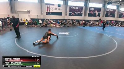 120 lbs Cons. Round 3 - Easton Parker, Texas Elite Wrestling Club vs Noah Bradford, Texas Elite Wrestling Club