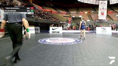 Cadet Boys Lower - 126 lbs Champ. Round 2 - Helo Blackwell, Central Catholic Wrestling Club vs Dylan Brown, Redondo Union High School Wrestling