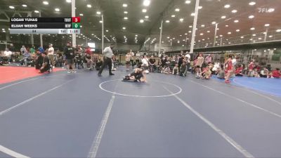 84 lbs Round 4 (6 Team) - Logan Yuhas, The Outsiders vs Elijah Weeks, Revival Freeze