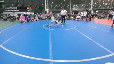 64 lbs Round 4 (6 Team) - Logan Palermo, Micky`s Maniacs vs Kayden Thompson, Tri State Hammers
