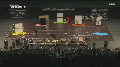 Temple City HS "Temple City CA" at 2025 WGI Percussion/Winds World Championships