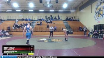 157 lbs 2nd Wrestleback (16 Team) - CODY WHEAT, North Murray vs Jensen Denton, Banks County