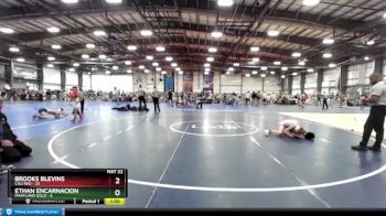 72 lbs Rd# 10- 4:00pm Saturday Final Pool - Ethan Encarnacion, Maryland GOLD vs Brooks Blevins, Cali Red