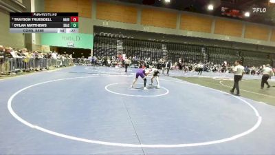 132 lbs Cons. Semi - Dylan Matthews, Shasta vs Trayson Truesdell, Harrisburg