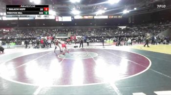 144 lbs Cons. Round 4 - Malachi Hoff, Davenport vs Preston Hill, Burns