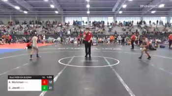 90 lbs Prelims - Andrew Workman, Roundtree Wrestling Academy Black vs Declan Jewell, PA Alliance Red