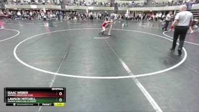 120 lbs Semifinal - Isaac Weber, Ringers Wrestling Club vs Lawson Mitchell, Askren Wrestling Academy