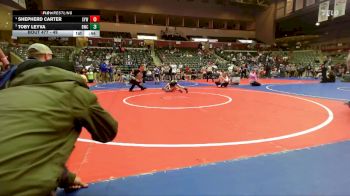 49 lbs 3rd Place Match - Toby Leyva, Bentonville Wrestling Club vs Shepherd Carter, Searcy Youth Wrestling