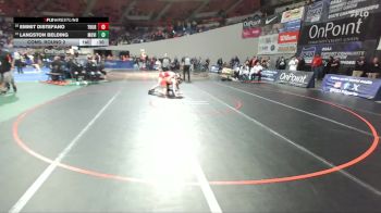 5A Boys 190 lbs Cons. Round 2 - Emmit Distefano, Thurston Boys vs Langston Belding, Mountain View Boys