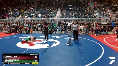 63 lbs Champ. Round 2 - Caysen Long, Riverton USA Wrestling vs Noah Rhoades, CWC Thunder