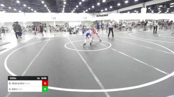 102 lbs Consi Of 8 #2 - Brody Gherardini, Team Grand Valley Elite vs Amarri Kem, Ravage WC