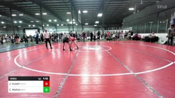 120 lbs Semifinal - Jakob Hulett, Red Roots Wrestling Club vs Cole Mallon, Smittys Barn