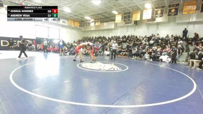 215 lbs Cons. Round 1 - Joshua Godinez, Oxnard vs Andrew Vega, Colony