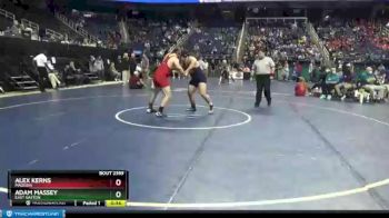 2A 220 lbs 5th Place Match - Alex Kerns, Madison vs Adam Massey, East Gaston