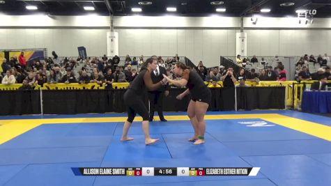 Elizabeth Esther Nitkin vs Allison Elaine Smith 2024 World IBJJF Jiu-Jitsu No-Gi Championship