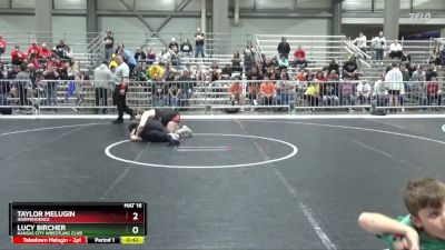 185 lbs Cons. Round 1 - Lucy Bircher, Kansas City Wrestling Club vs Taylor Melugin, Independence