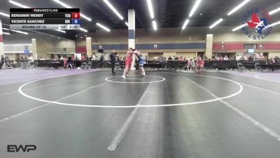 215 lbs Round Of 16 - Benjamin Wendt, Texas vs Vicente Sanchez, 806 Elite Wrestling