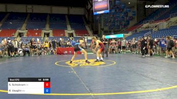 138 lbs Rnd Of 32 - Spencer Schickram, Oklahoma vs Robby Vaughn, Washington