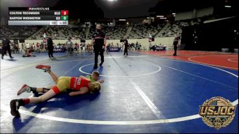 64 lbs 3rd Place - Colton Tecumseh, Mojo Grappling Academy vs Easton Wigington, Blaine County Grapplers