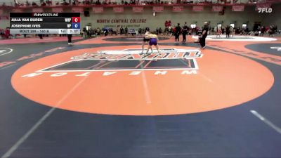 160 B Champ. Round 2 - Julia Van Buren, Wisconsin-Stevens Point vs Josephine Ives, William Penn