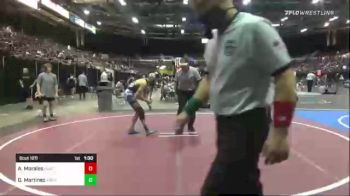 132 lbs Round Of 16 - Abel Morales, Unattached vs Devin Martinez, Arroyo Knights