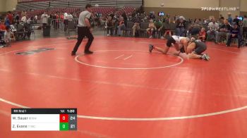 Prelims - Warren Sauer, Badgerway White (WI) vs Zack Evans, Trojan WC (NC)