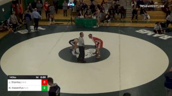 145 lbs 3rd Place - Joshua Stanley, Barnstable vs Hunter Hasenfus, Plymouth South